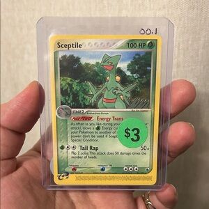 Sceptile Pokémon Card - Green